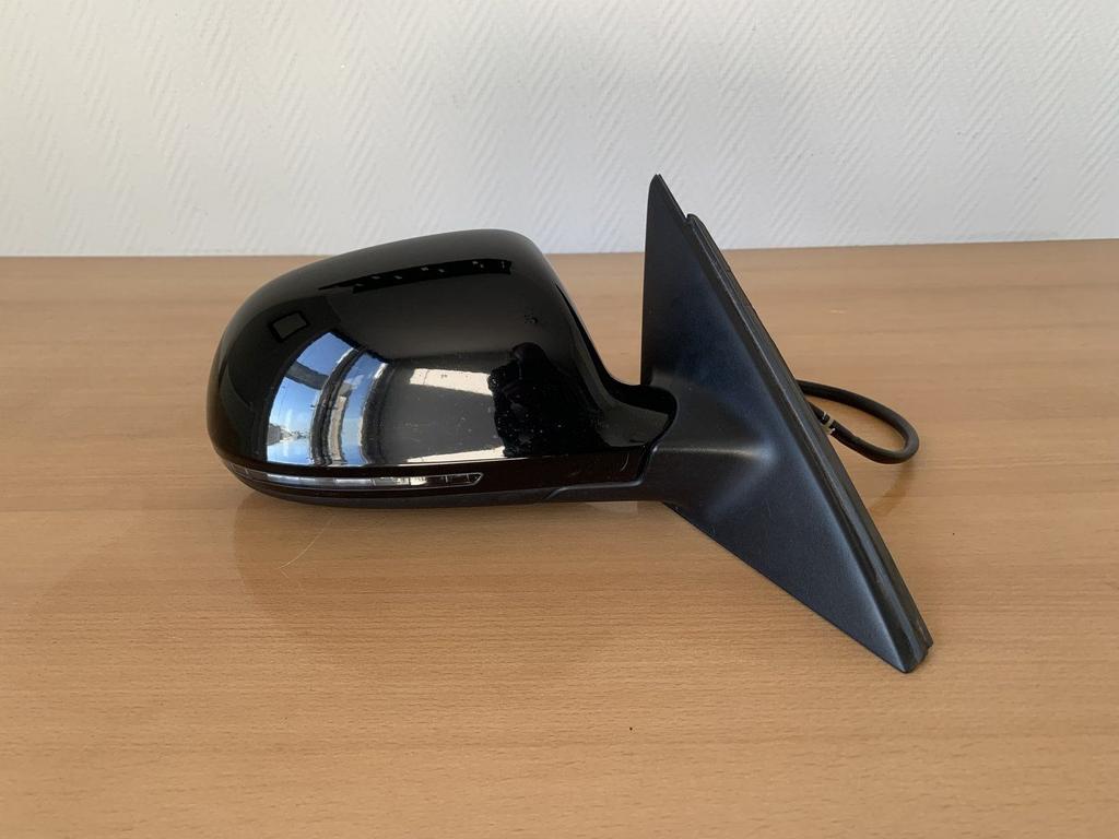 buitenspiegel Rechts audi A4 2007 tot 2015 zwart elek inklap, Gebruikt, -, -, -