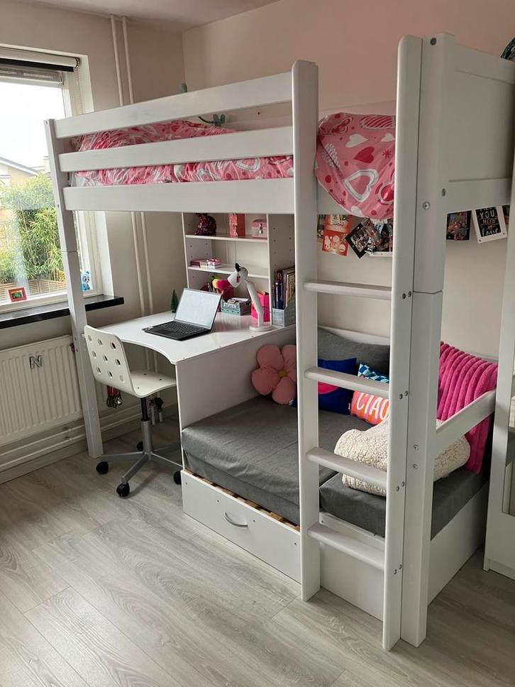 Hoogslaper Jip (beter bed), Kinderen en Baby's, Kinderkamer | Stapelbedden en Hoogslapers, Zo goed als nieuw, Hoogslaper, Ophalen