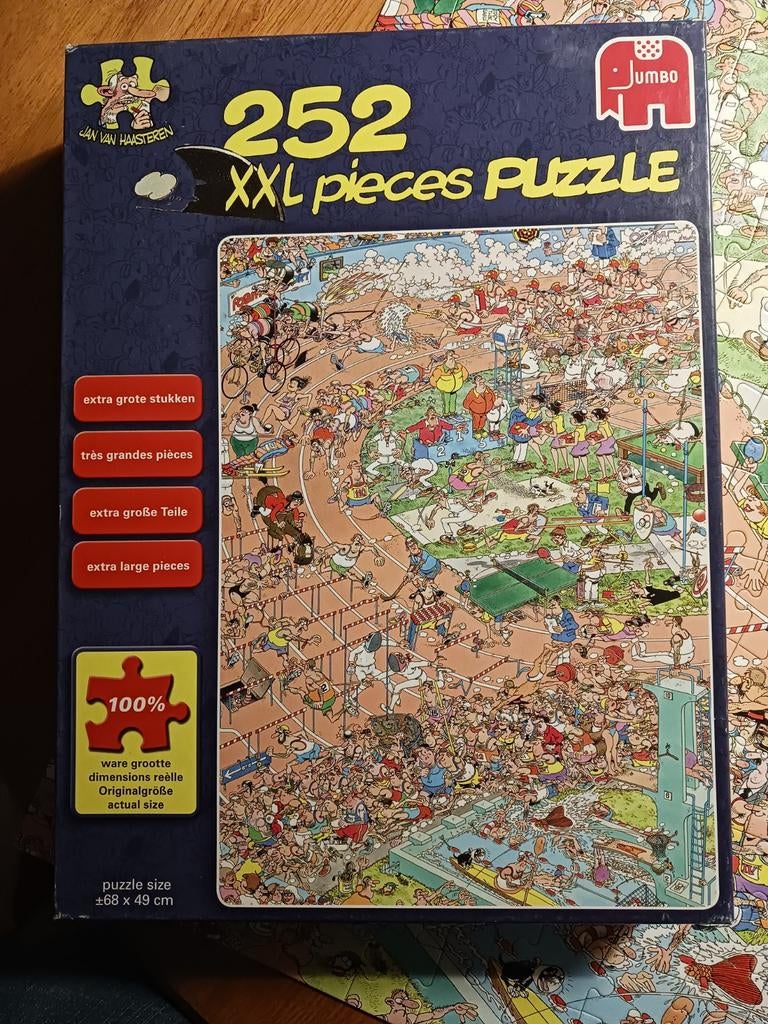Van Haasteren XXL Sportsday, Hobby en Vrije tijd, Denksport en Puzzels, Ophalen of Verzenden, Minder dan 500 stukjes, Zo goed als nieuw