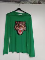 Top met panterkop, Maat 42/44 (L), Nieuw, Ophalen of Verzenden, Lange mouw