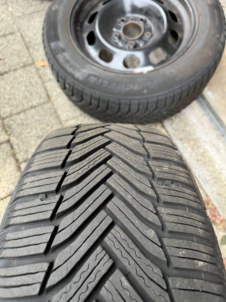 set Michelin Alpin 6 winterbande, Auto-onderdelen, Banden en Velgen, Ophalen, Gebruikt, 16 inch, Banden en Velgen