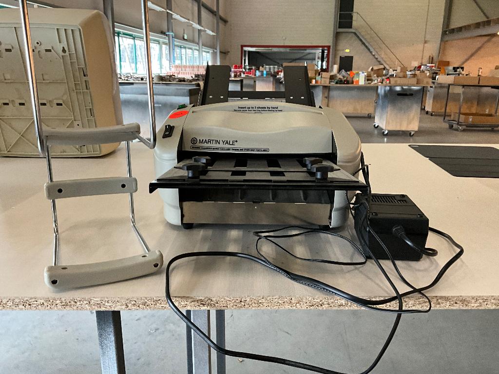 Papier vouwmachine, Ophalen, Gebruikt