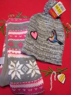 Noorse das rose/grijs met muts een maat meisje NIEUW, Kinderen en Baby's, Kinderkleding | Mutsen, Sjaals en Handschoenen, Ophalen