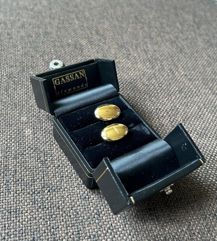 Gassan manchet knopen, Sieraden, Tassen en Uiterlijk, Manchetknopen, Ophalen of Verzenden, Overige materialen