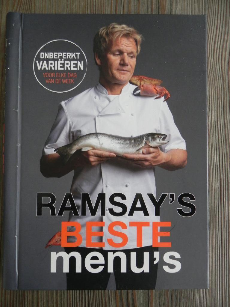 TE KOOP; KOOKBOEK  GORDON RAMSAY  BESTE MENU'S, Ophalen, Zo goed als nieuw, Nederland en België, Hoofdgerechten
