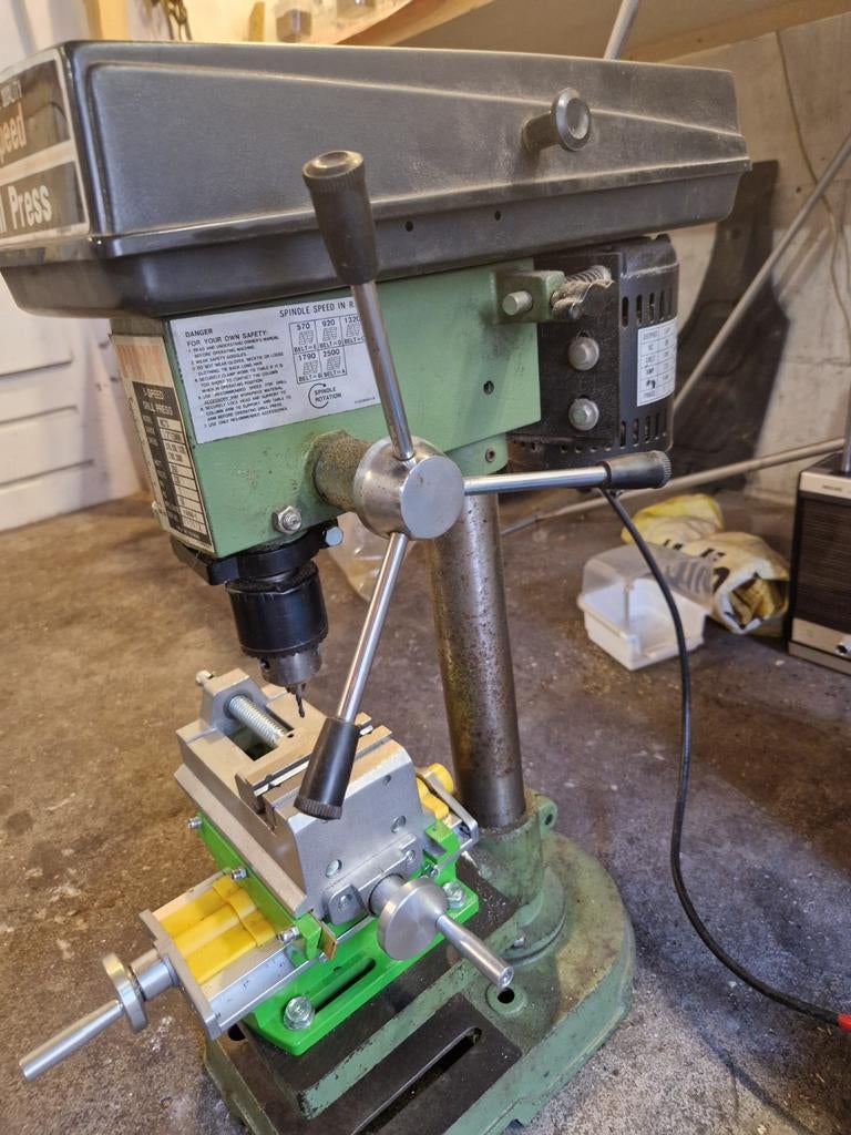 Tafelboormachine, Doe-het-zelf en Verbouw, Gereedschap | Boormachines, Ophalen, Gebruikt, Minder dan 400 watt, Kolomboormachine