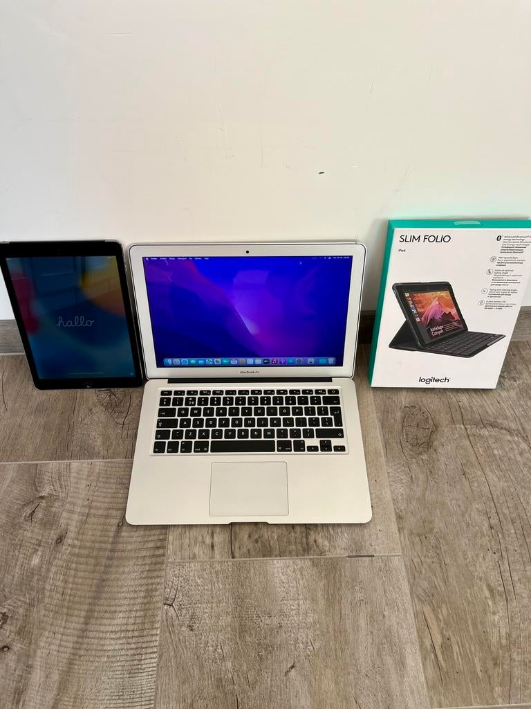MacBook Air 13 inch + Gratis iPad + keyboard case, Ophalen, 2 tot 3 Ghz, 13 inch, Zo goed als nieuw