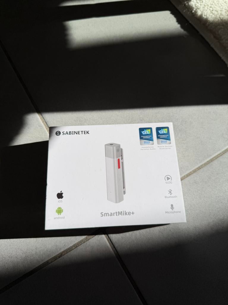 Sabinetek SmartMike+ Bluetooth Microfoon, Muziek en Instrumenten, Microfoons, Ophalen of Verzenden, Nieuw