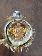 Oude vintage kerstbal met engeltje, Diversen, Kerst, Ophalen of Verzenden