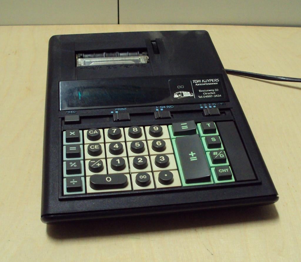 Telmachine oude rekenmachine, Antiek en Kunst, Ophalen of Verzenden