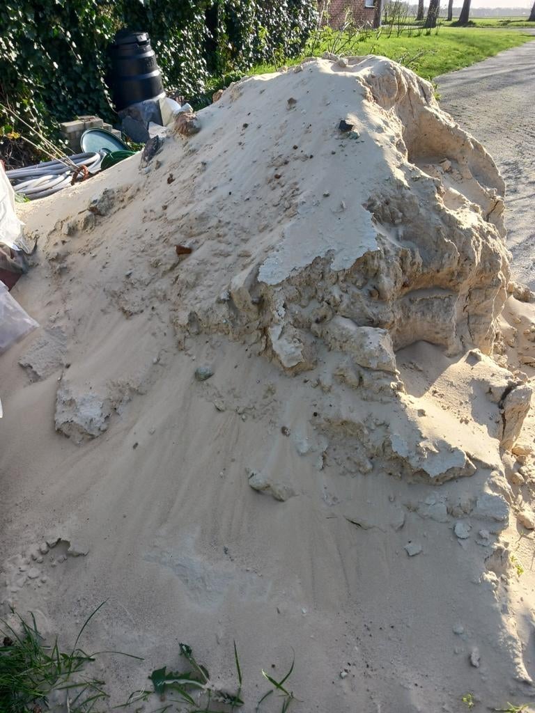 Vulzand, Ophalen, Gebruikt, Ophoogzand