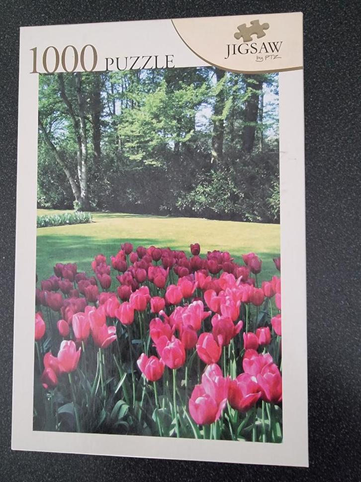 Legpuzzel 1000 stukjes. Onderwerp park, Hobby en Vrije tijd, Denksport en Puzzels, Zo goed als nieuw, Legpuzzel, 500 t/m 1500 stukjes