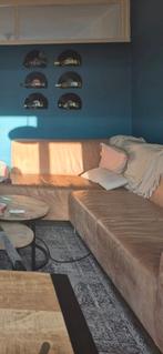 Kwalitatieve cognac bruin leren hoekbank (VOOR 21 MRT WEG), Huis en Inrichting, Banken | Bankstellen, Ophalen, 250 tot 300 cm