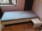 Auping auronde wit 90x200 1 persoonsbed met tafeltje/matras, Huis en Inrichting, Slaapkamer | Bedden, Ophalen, Gebruikt, 90 cm