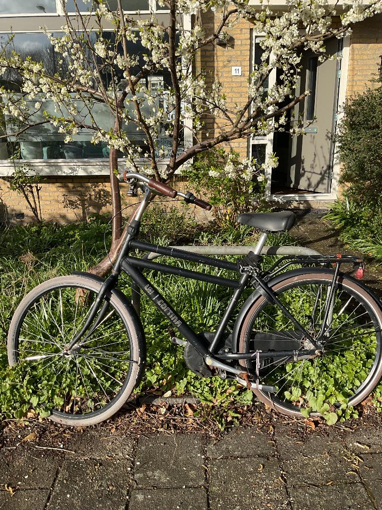 Heren fiets Cortina dubbele stang, Fietsen en Brommers, Fietsen | Heren | Herenfietsen, 61 tot 65 cm, Ophalen, Gebruikt, Overige merken