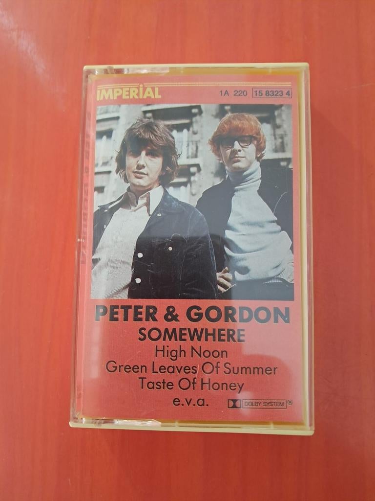 Peter & Gordon - Somewhere cassettebandje, Gebruikt, 1 bandje, Ophalen of Verzenden, Origineel