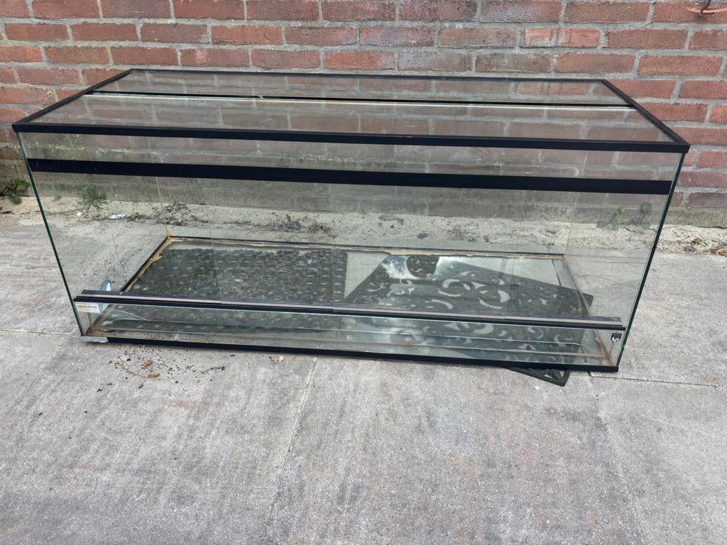 Terrarium 120x50x50, Doe-het-zelf en Verbouw, Glas en Ramen, Ophalen, Minder dan 80 cm, Zo goed als nieuw, Glasplaat