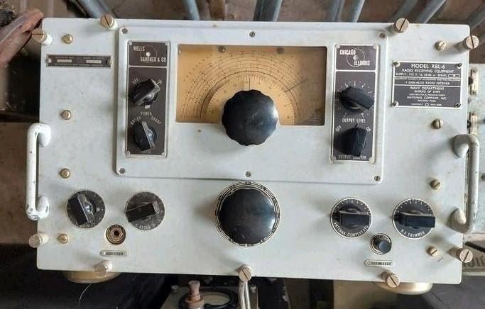 Navy radio ontvanger RBL-6, US navy marine WW2 receiver, Ophalen, Amerika, Overige typen