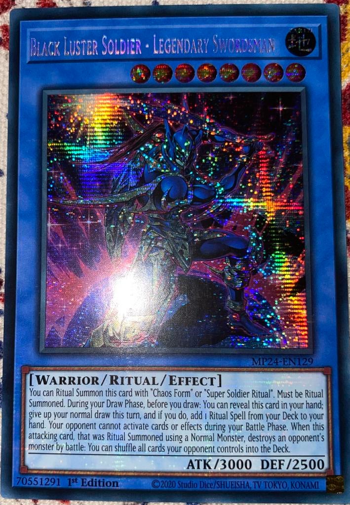 Yu-Gi-Oh! Black Luster Soldier - Legendary Swordsman MP24 !, Hobby en Vrije tijd, Verzamelkaartspellen | Yu-gi-Oh!, Ophalen of Verzenden