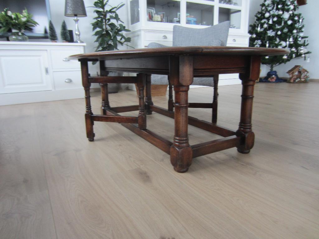 Salontafel, 100 tot 150 cm, Klassiek, Eikenhout, Zo goed als nieuw