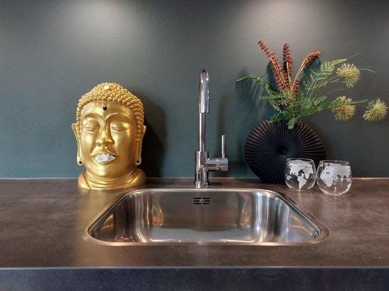 Tissue houder box Buddha goud, Ophalen of Verzenden, Nieuw, Overige kleuren, Overige typen