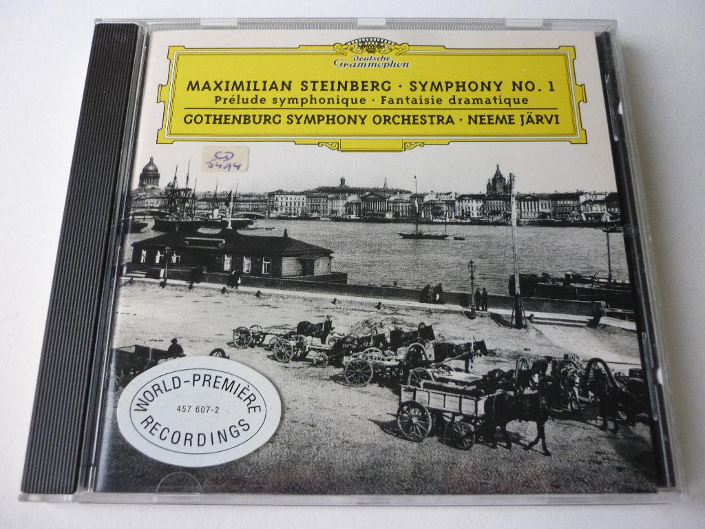 Maximilian Steinberg / Neeme Järvi – Symphony No. 1, Ophalen of Verzenden, Romantiek, Gebruikt, Orkest of Ballet