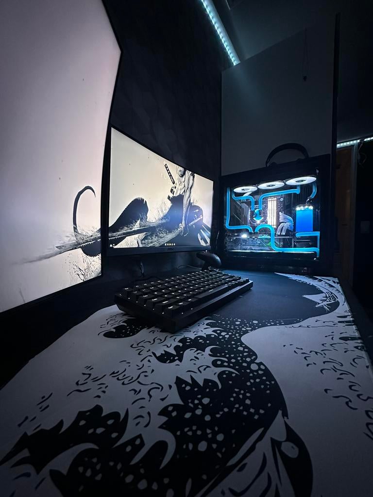 Gaming setup | I9 custom waterloop, 32 GB, Virtual Reality, Zo goed als nieuw, SSD