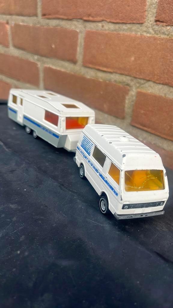 Siku 2518 „VW LT 28 Camper met Caravan,,, Ophalen of Verzenden, Gebruikt