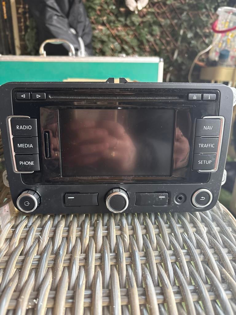 Originele autoradio Volkswagen Golf 6, Ophalen of Verzenden, Gebruikt