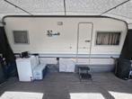 Knaus Azur caravan, bouwjaar 1996, met voortent en luifel, Rondzit, Frans bed, Particulier, 5 tot 6 meter