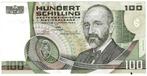Bankbiljet:  Oostenrijk, 100 Schilling, 1984, Verzenden, Oostenrijk, Los biljet