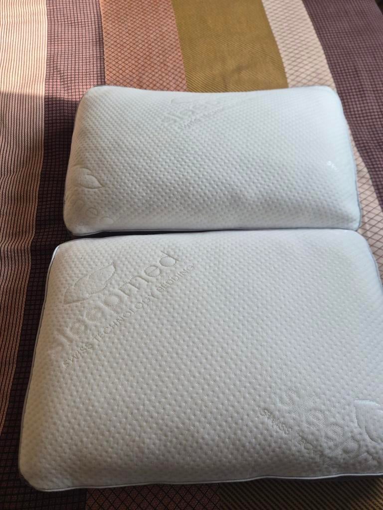 Sleepmed hoofdkussens - Zo goed als nieuw, Huis en Inrichting, Ophalen of Verzenden, Zo goed als nieuw, Wit, Rechthoekig
