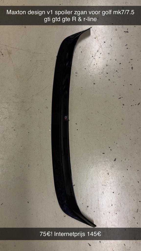 Maxton spoiler v1 golf 7 7.5 gti gtd gte r, Ophalen of Verzenden, Zo goed als nieuw, Landkaarten