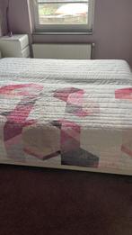 Sprei met geometrisch patroon, Ophalen, Gebruikt, Tweepersoons, Deken of Dekbed