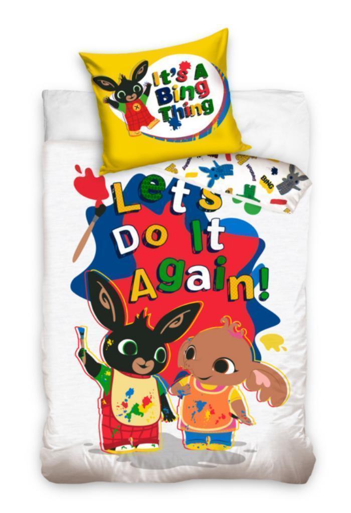 Bing Konijn Dekbedovertrek 140 x 200 - van 34,95 voor 24,95, Kinderen en Baby's, Kinderkamer | Beddengoed, Overige kleuren, Jongetje of Meisje