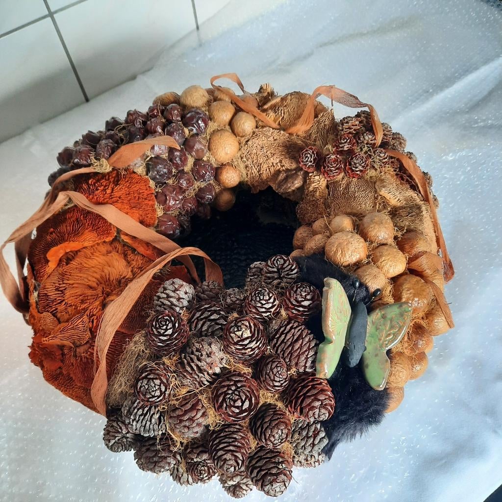 Echte natuurproducten krans, Ophalen, Zo goed als nieuw