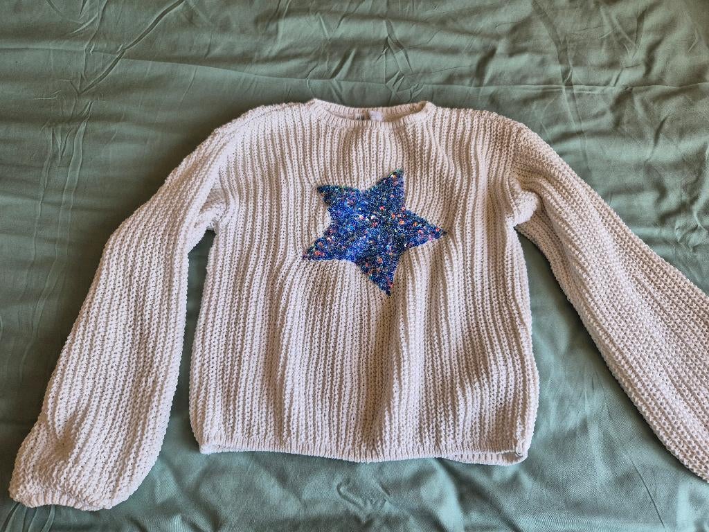 H&M trui 134, Kinderen en Baby's, Kinderkleding | Maat 134, Meisje, Trui of Vest, H&M, Ophalen of Verzenden