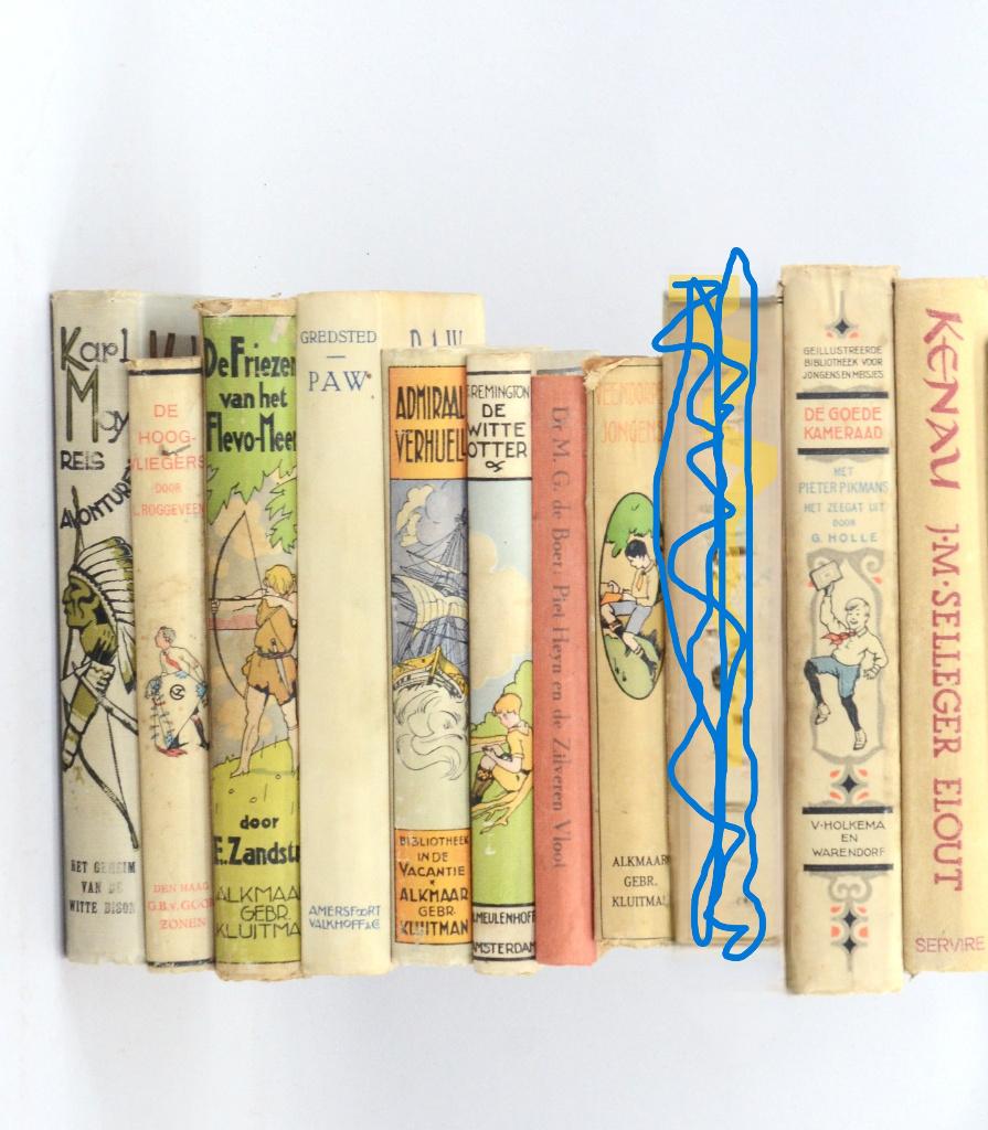 10 oude kinderboeken 1920-45 goede staat, Ophalen of Verzenden