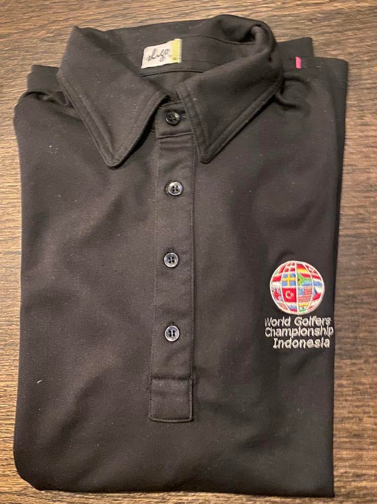 PERFORMANCE DRI FIT GOLF POLO - ZWART  ( MEDIUM ), Ophalen, Kleding