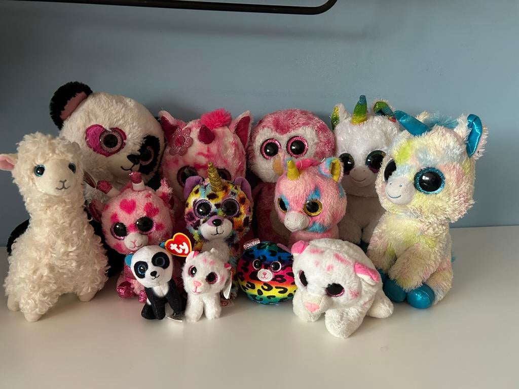 Grote verzameling Ty Beanie Boos knuffels, Ophalen, Gebruikt, Overige typen