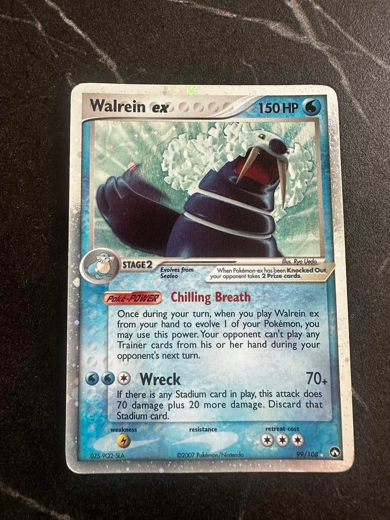 Walrein EX #99/108, Ophalen of Verzenden, Gebruikt, Losse kaart, Foil