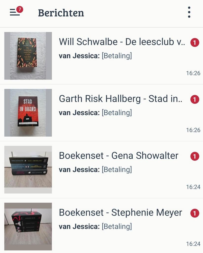 Boekenset Jessica, Ophalen, Zo goed als nieuw