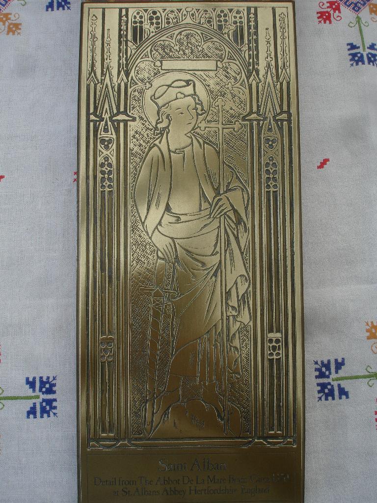 Kopergravure, Saint Albans Abbey, Hertfordshire, England!, Ophalen of Verzenden