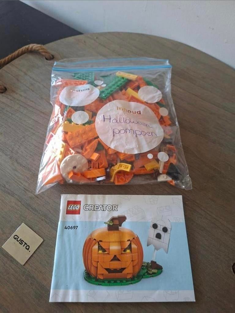 Lego Creator Halloween Pompoen 40697, Kinderen en Baby's, Speelgoed | Duplo en Lego, Gebruikt, Lego, Compleet, Ophalen of Verzenden