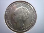 Zilveren gulden 1930 Kon. Wilhelmina, Postzegels en Munten, Munten | Nederland, 1 gulden, Zilver, Ophalen of Verzenden, Koningin Wilhelmina