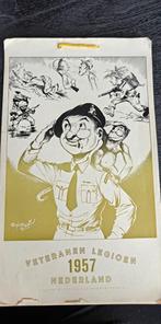 Kalender 1957 veteranen legioen Nederland, Ophalen of Verzenden, Landmacht, Nederland, Embleem of Badge