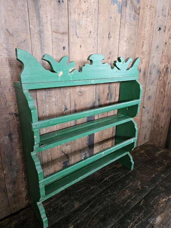 oud staand rek ``WOONWINKEL RUSTIEK``, Antiek en Kunst, Curiosa en Brocante, Ophalen of Verzenden