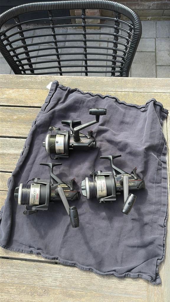 Shimano usa 4500 molens 3 stuks, Watersport en Boten, Hengelsport | Karpervissen, Ophalen, Gebruikt, Molen
