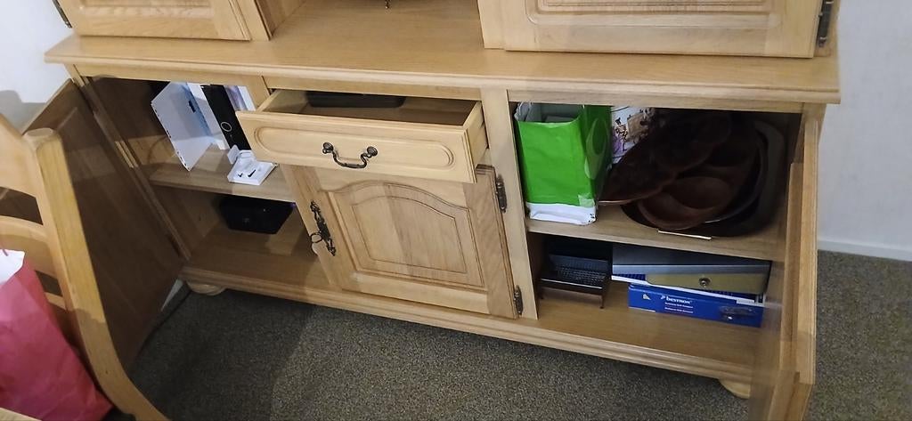 kast, Huis en Inrichting, Kasten | Kledingkasten, Ophalen, Gebruikt, Met deur(en), 200 cm of meer