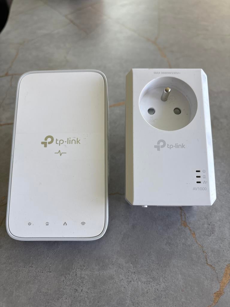 TP-Link Powerline Adapter Kit AV1000 (TL-WPA7517 & TL-PA7017, Computers en Software, Powerlines, Ophalen of Verzenden, Zo goed als nieuw